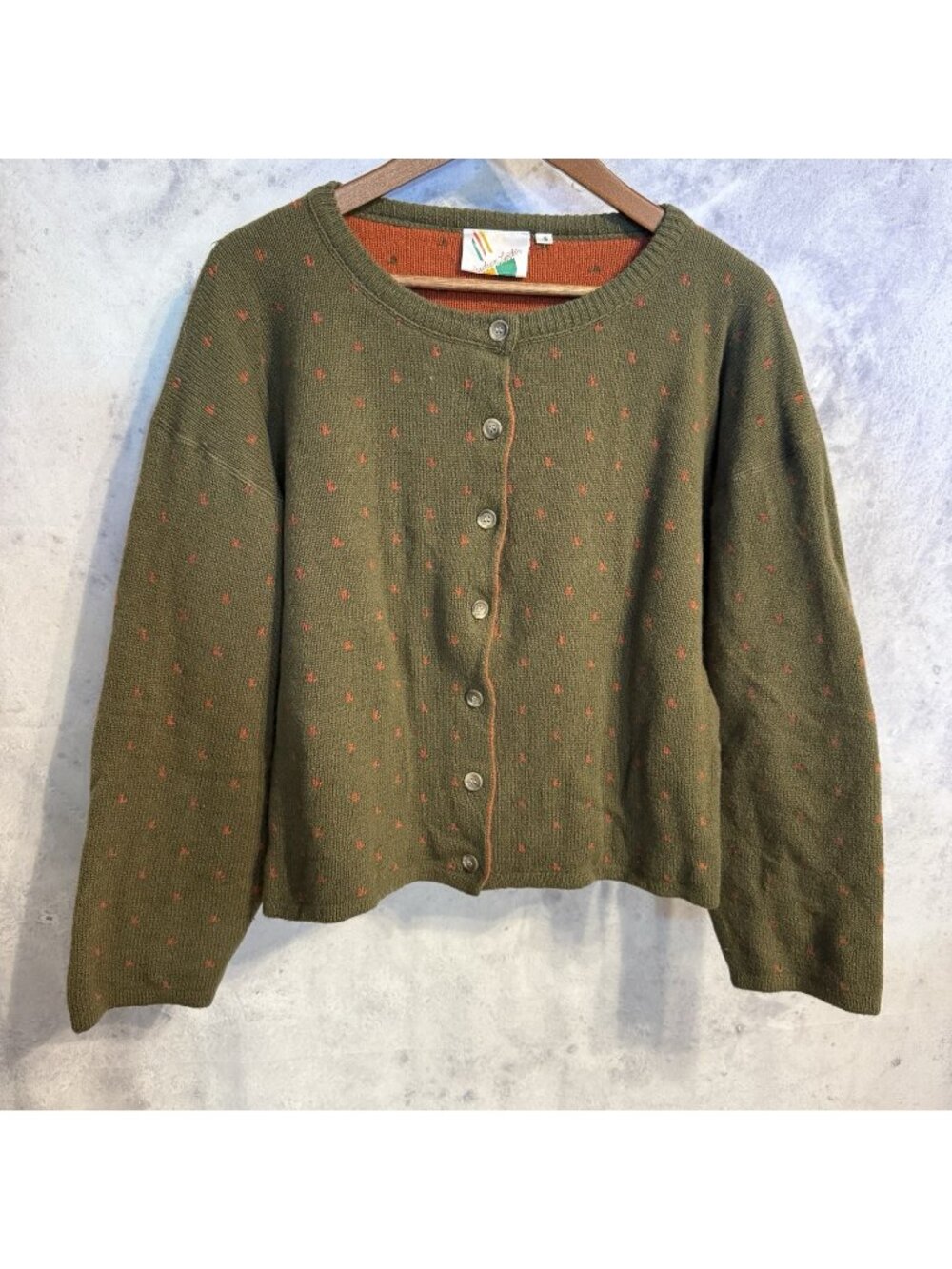 Gudrun Sjoden Lambs Wool Cardigan Sweater Women Small S